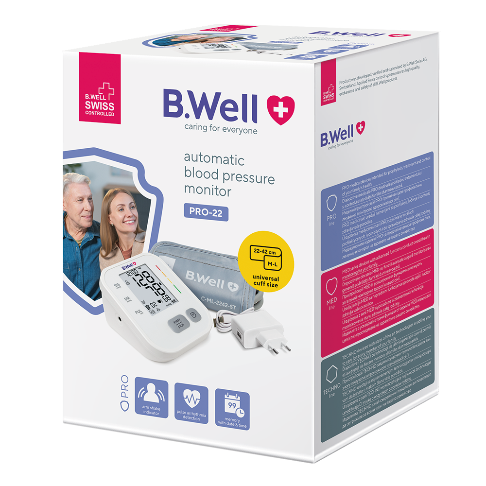 B.Well Pro-22 Automatic Blood Pressure Monitor