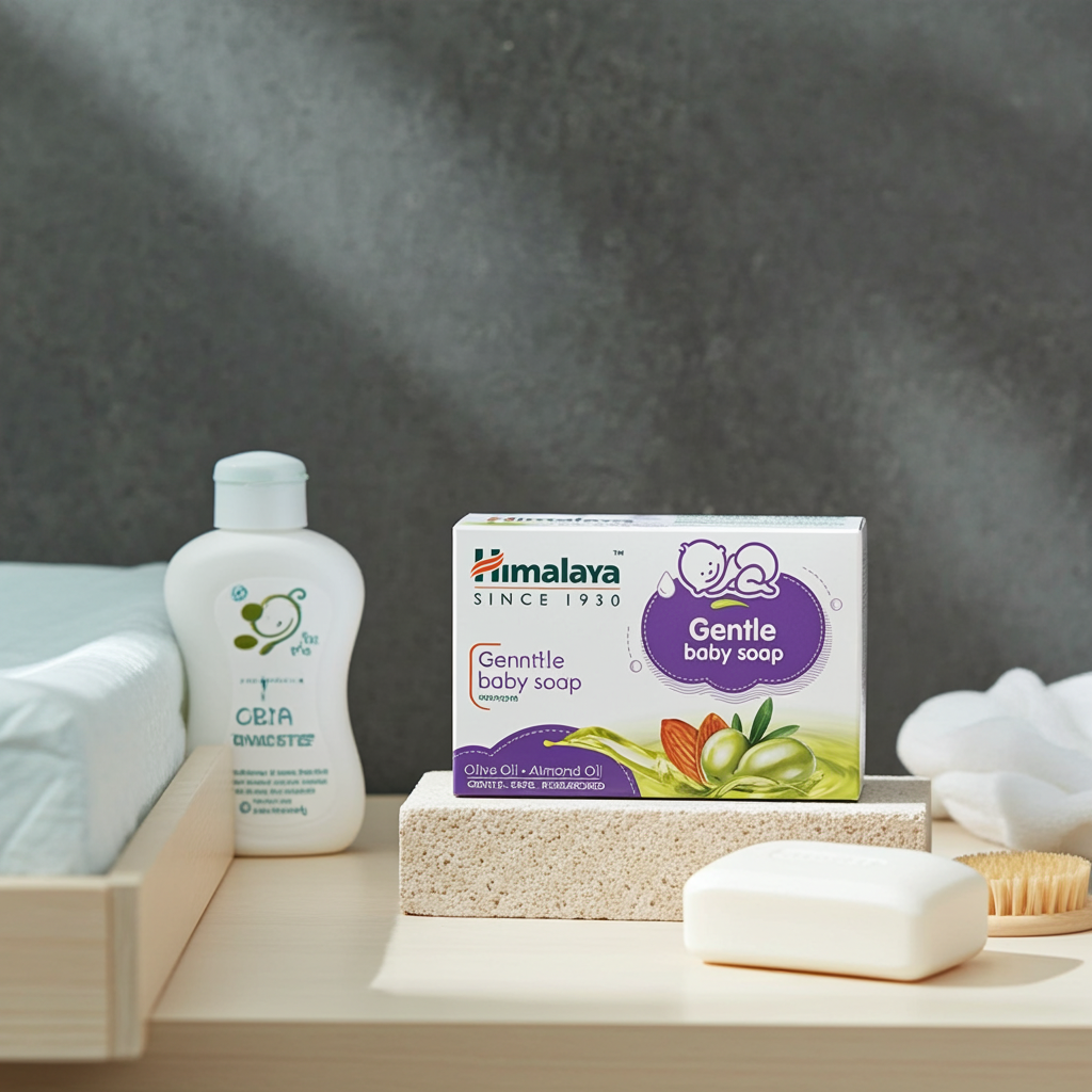 Himalaya Gentle Baby Soap 125g – Mild Herbal Soap for Soft, Healthy Baby Skin