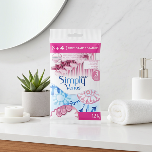 Gillette Simply Venus 3 Disposable Razors 8+4S