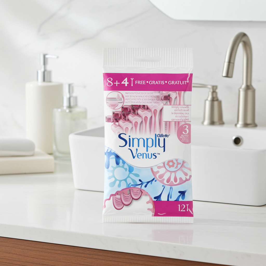Gillette Simply Venus 3 Disposable Razors 8+4S