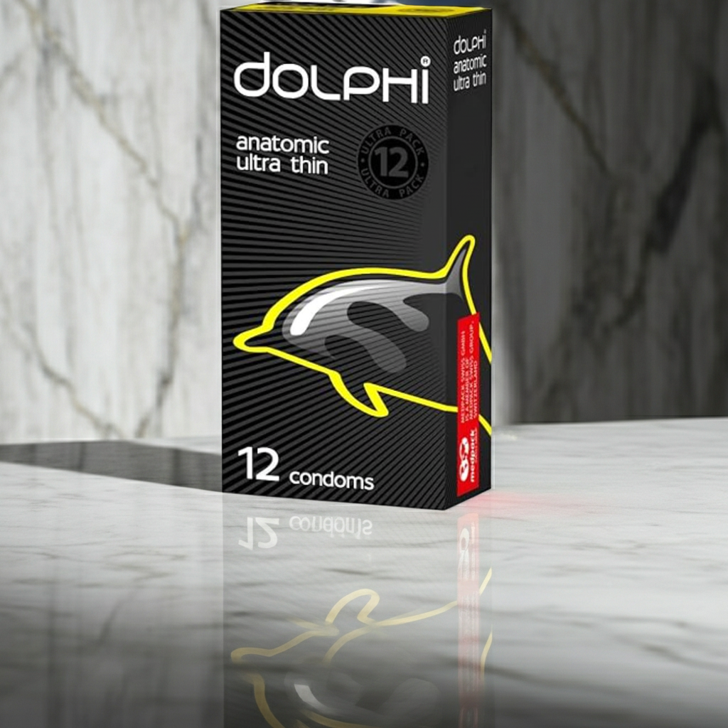 Dolphi Anatomic Ultra Thin Condoms 12 Pieces