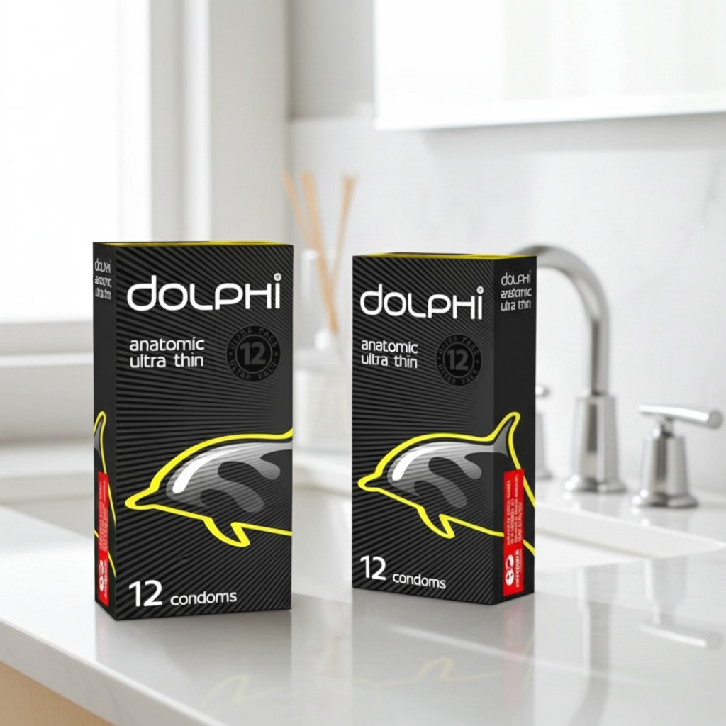 Dolphi Anatomic Ultra Thin Condoms 12 Pieces