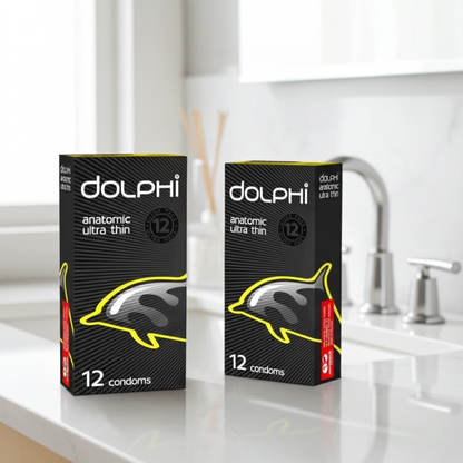 Dolphi Anatomic Ultra Thin Condoms 12 Pieces