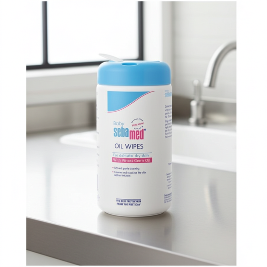 Sebamed Baby Oil Wipes with Wheat Germ Oil 70 Pieces