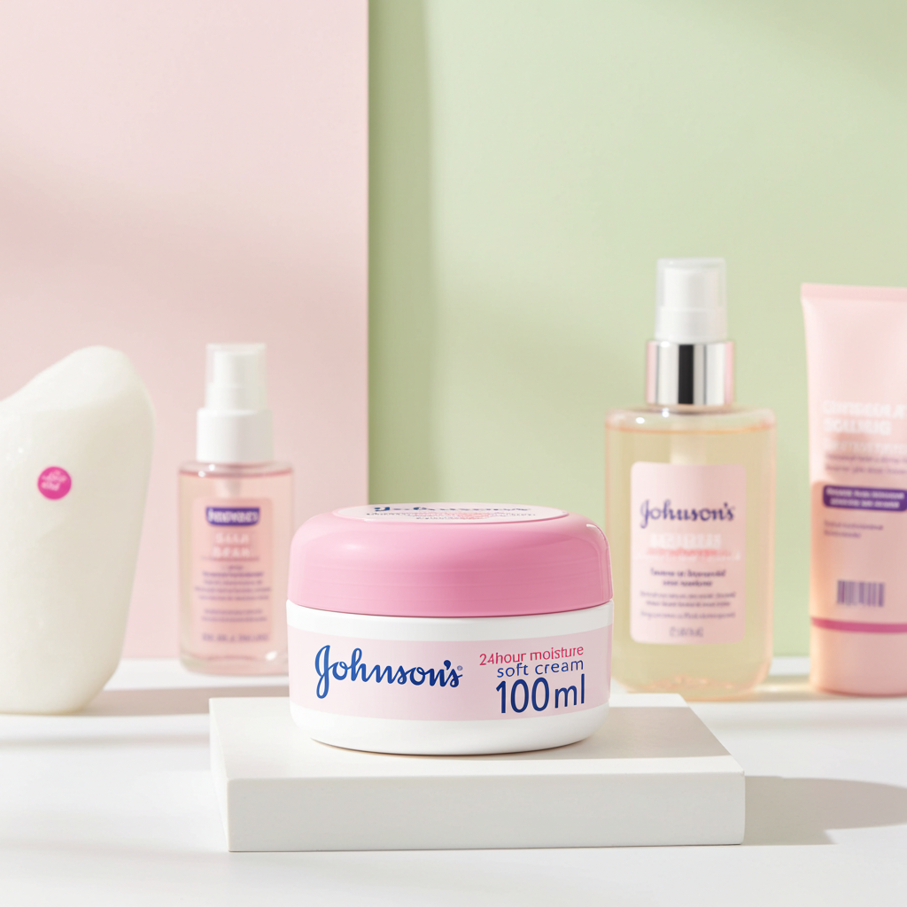 Johnson's Soft Cream 100g – Gentle Moisturising Cream for Baby & Family