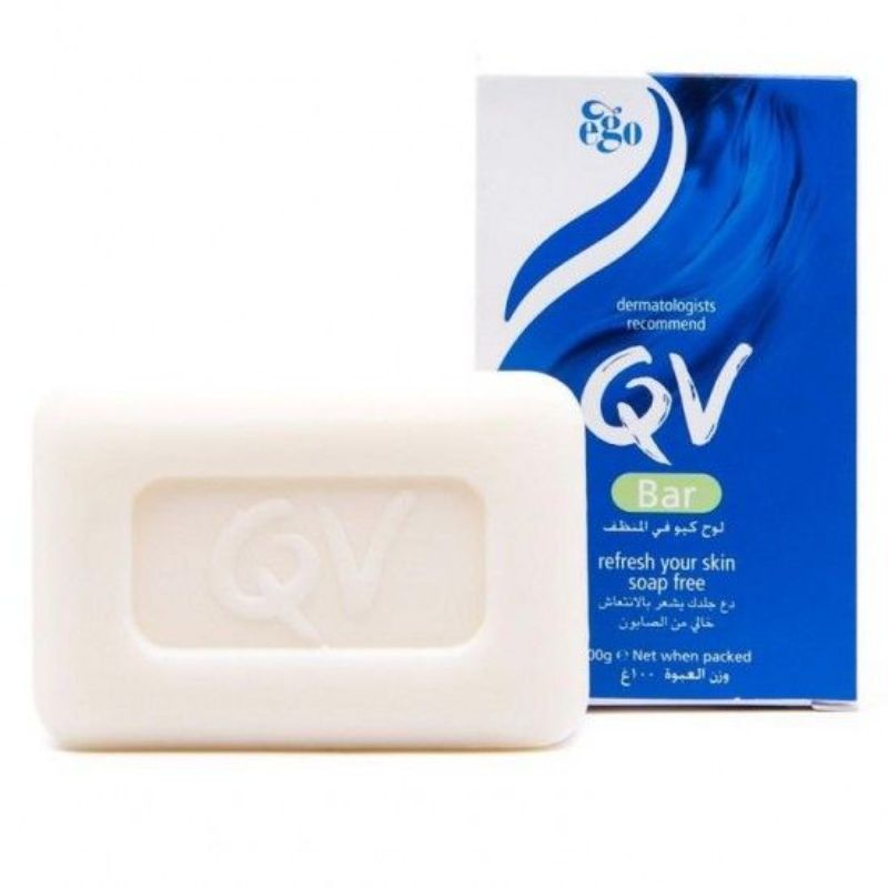Qv Cleansing Bar - Soap Free, Fragrance Free, Lanolin Free 100G
