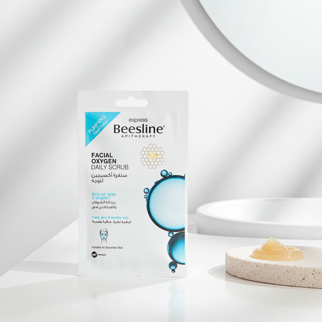 Beesline Facial Oxygen Daily Scrub, 25g