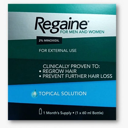 Regaine 2% Minoxidil Topical Solution, 60ml