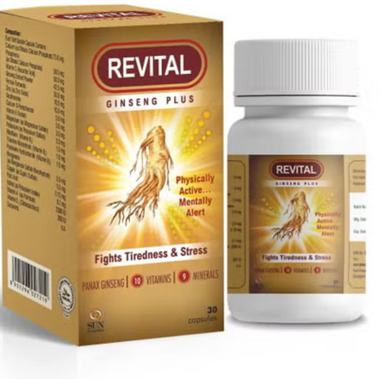 Revital Ginseng Plus Capsules, 30S