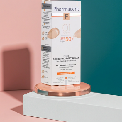 Pharmaceris F Fluid Foundation SPF 50+ Ivory 01 30 ml