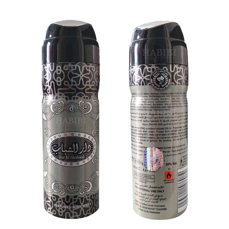 Royal Daar Al Shabab Body Spray, 200ml