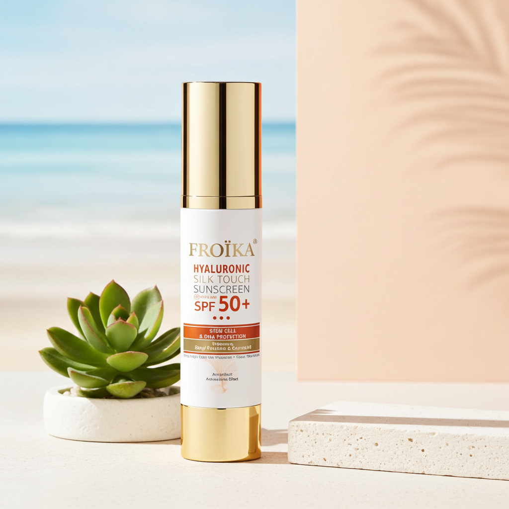 Froika Hyaluronic Silk Touch SPF 50+ Anti-Pigmentation Sunscreen with Hyaluronic Acid, 40ml