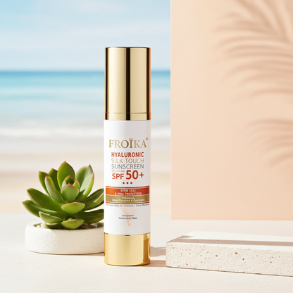 Froika Hyaluronic Silk Touch SPF 50+ Anti-Pigmentation Sunscreen with Hyaluronic Acid, 40ml