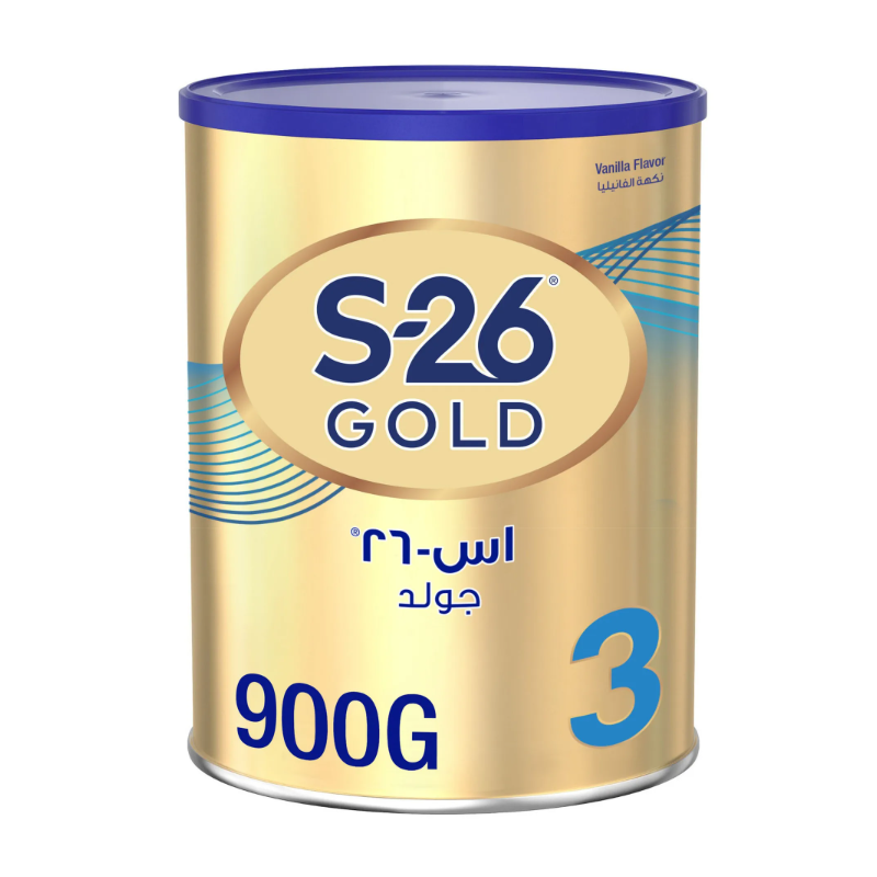 S-26 Gold Growing Up Milk Formula Vanilla Flavor Stage 3 (1-3 Years), 900g