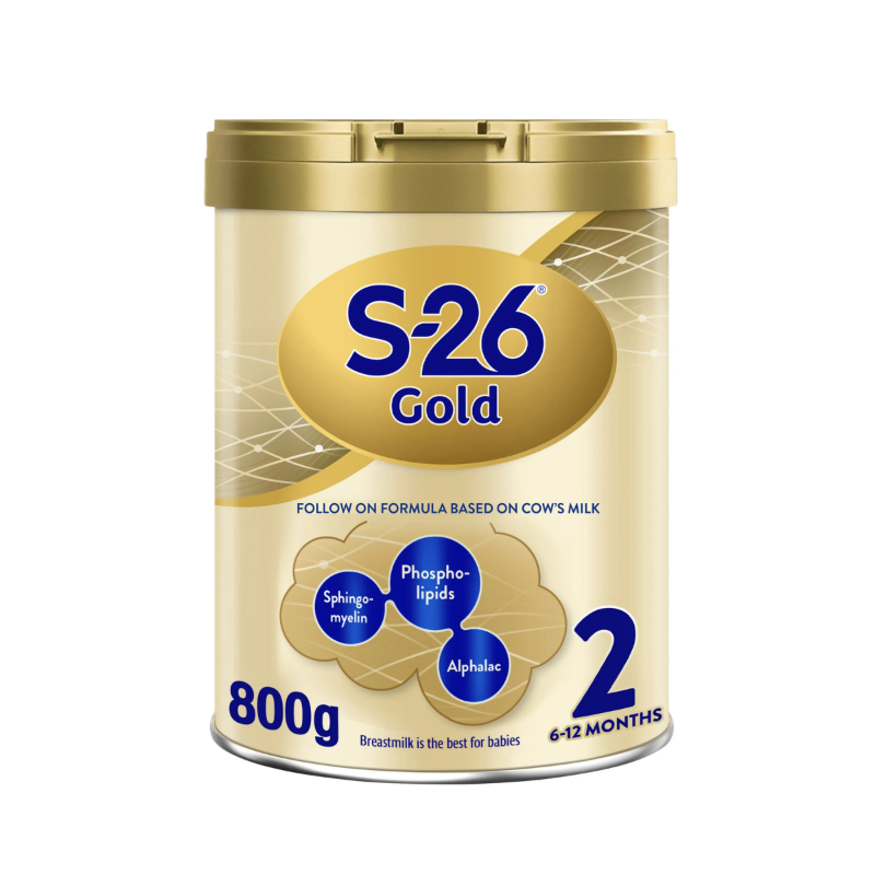 S-26 Gold Stage 2 Follow On Baby Formula Milk, 6-12 Months, 800g