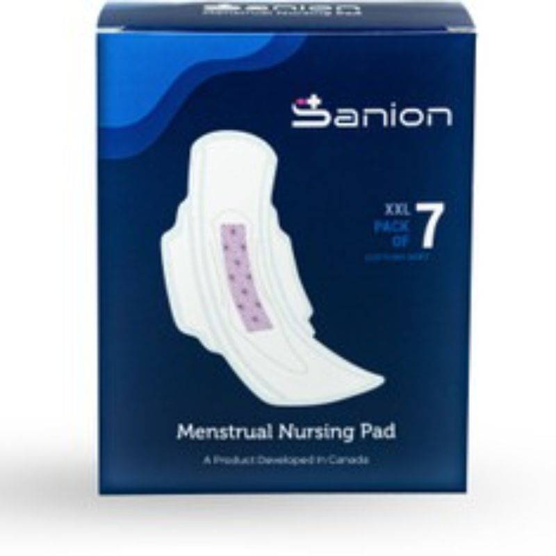Sanion Menstrual Nursing Pad XXL 7 Pads – Extra-Large Postpartum & Heavy Flow Protection