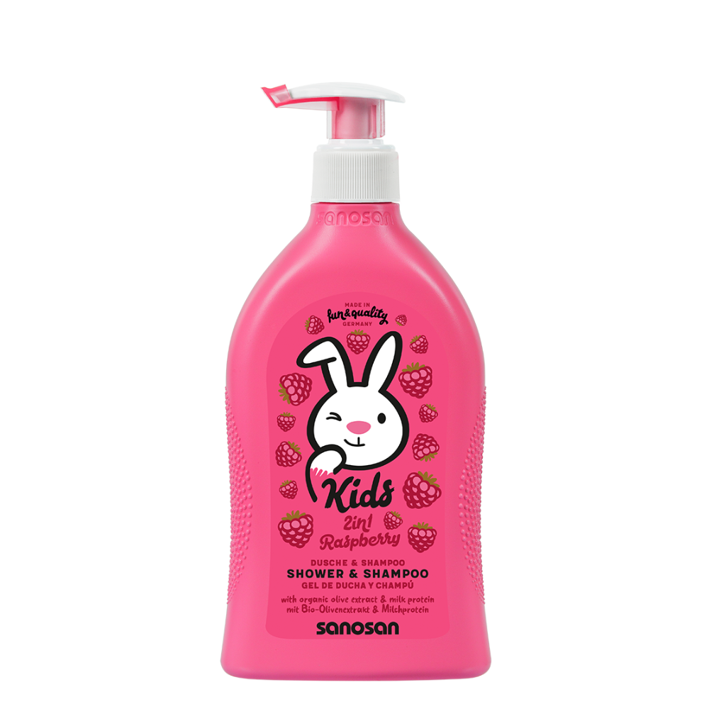 Sanosan Kids Shower & Shampoo Raspberry-400ml