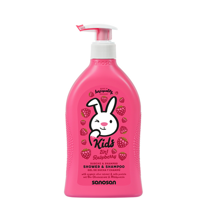 Sanosan Kids Shower & Shampoo Raspberry 400ml
