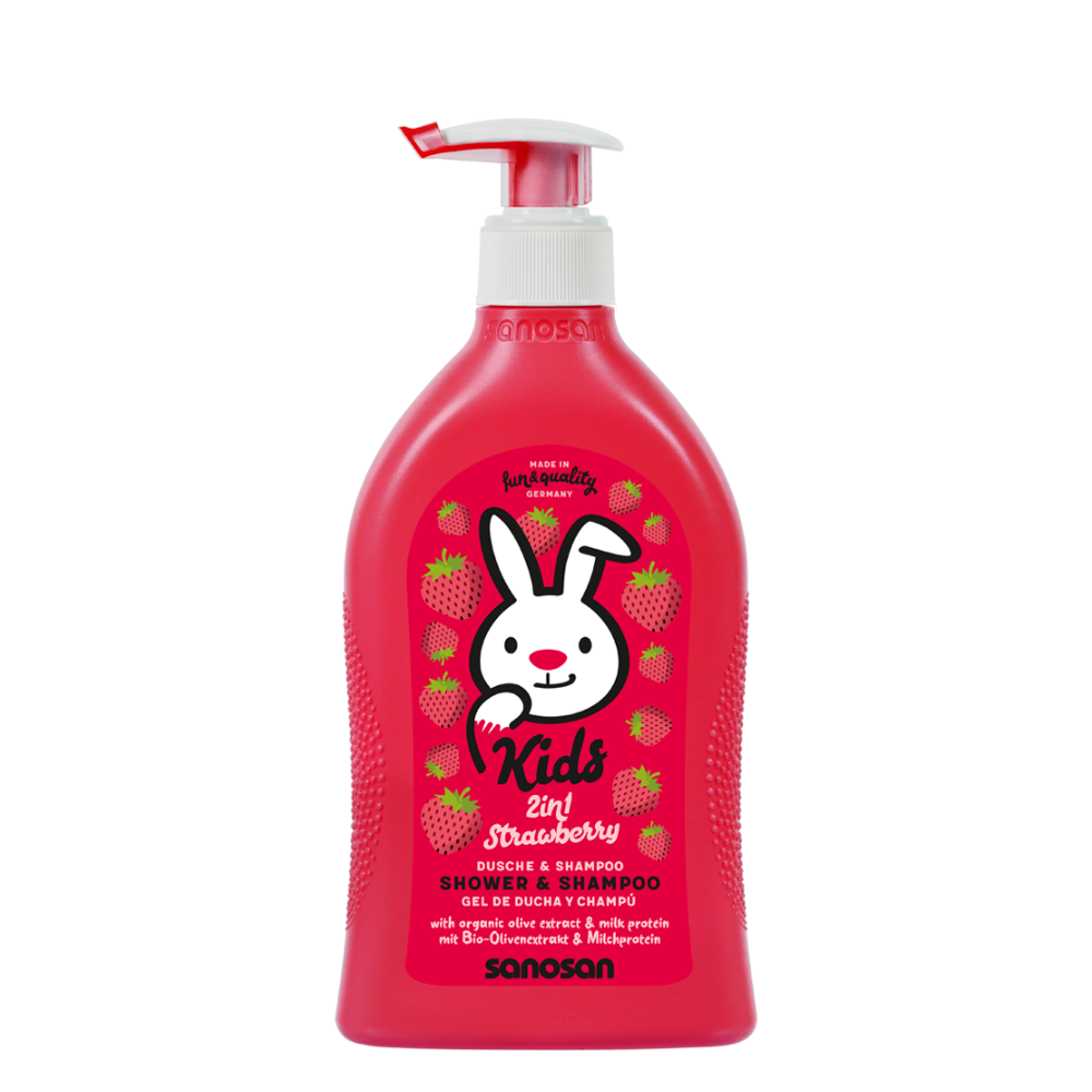 Sanosan Kids Shower & Shampoo Strawberry-400ml