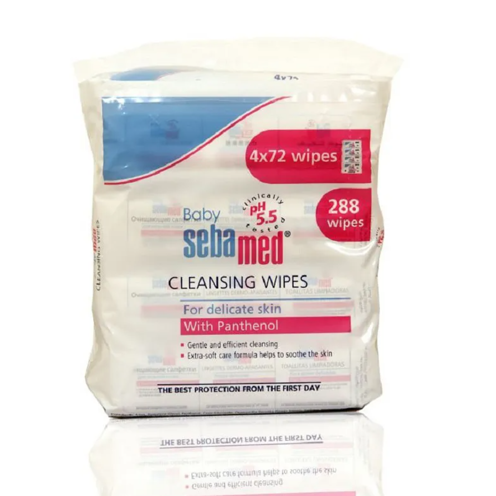 Sebamed Baby Cleansing Wipes 288s (3+1 Offer)