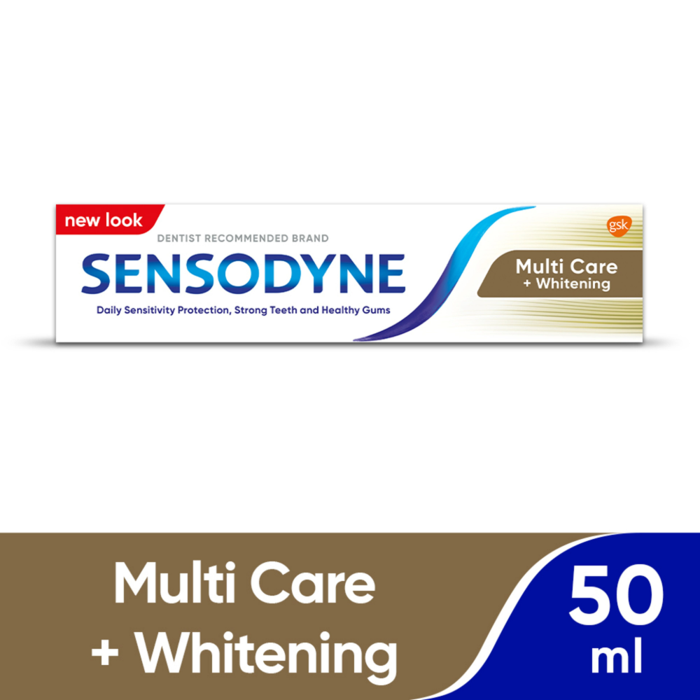 Sensodyne Multi Care Plus Whitening Toothpaste, 50Ml