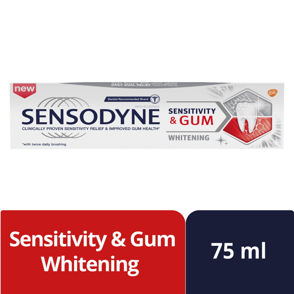 Sensodyne Sensitivity & Gum Whitening Toothpaste, 75Ml