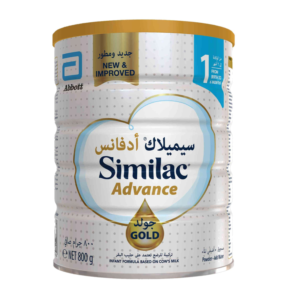 Similac Advance Gold Infant Formula, Stage 1, From Birth To 6 Months, 800G