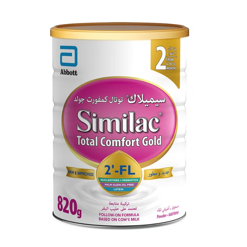 Similac Gain Total Comfort Follow-On Formula, Stage 2, 6-12 Months, 820G