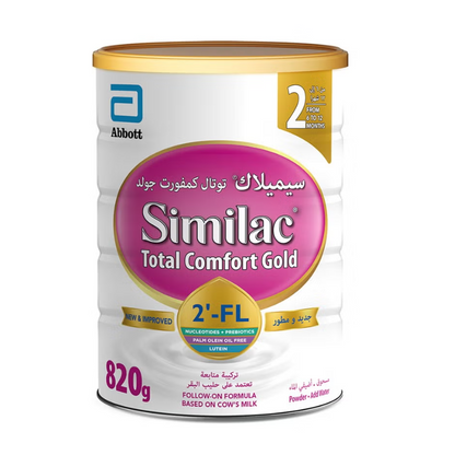 Similac Gain Total Comfort Follow-On Formula, Stage 2, 6-12 Months, 820G