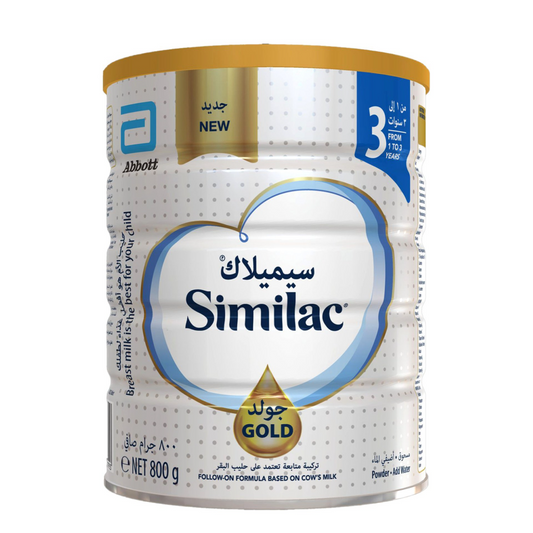Similac Gold Follow-On Formula, Stage 3, 1-3 Years, 800G