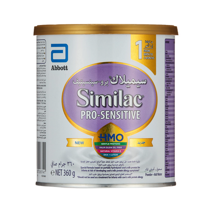 Similac Pro Sensitive 1 Infant Formula, 0-6 Months, 360G