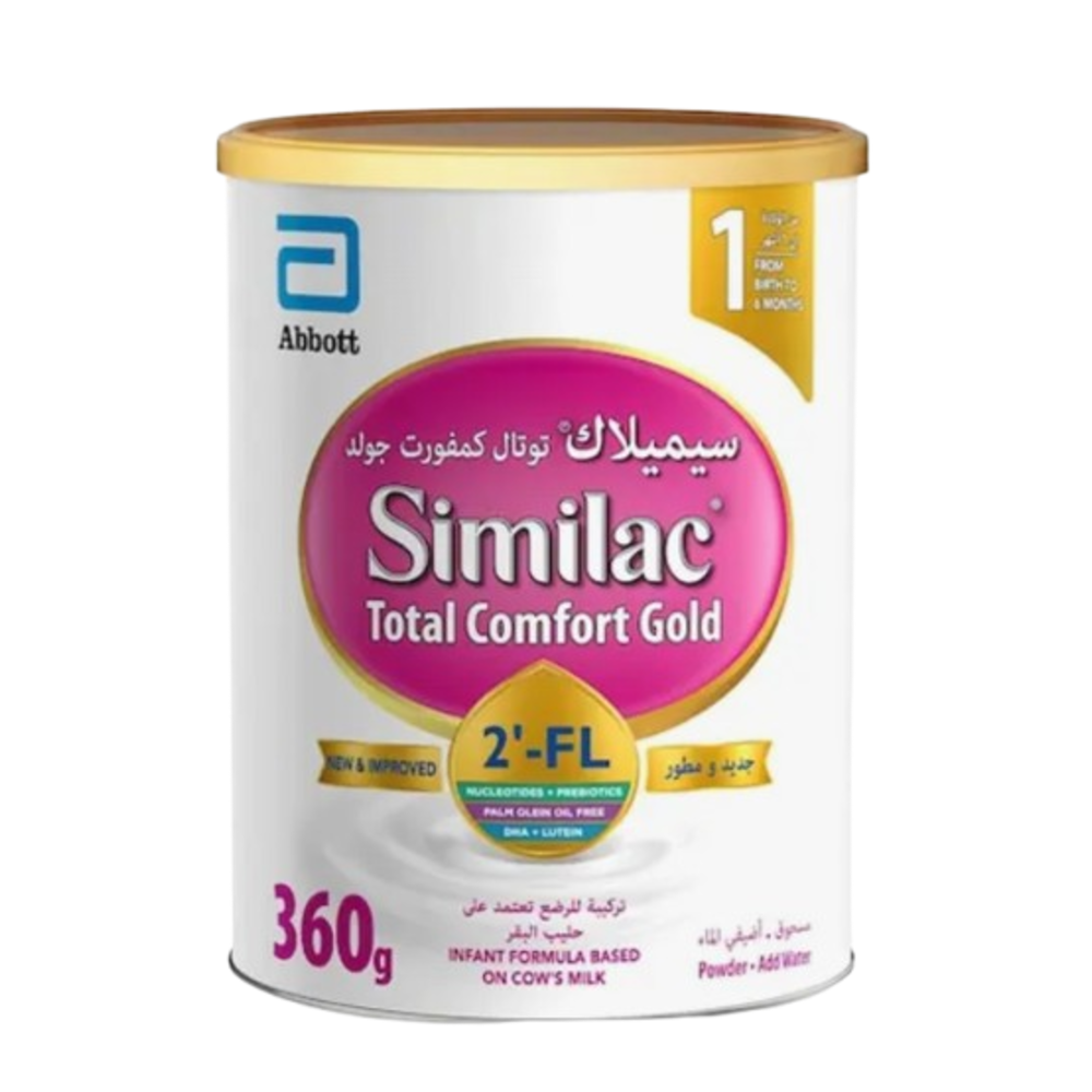 Similac Total Comfort Gold Baby Formula, Stage 1, From Birth To 6 Months, 360G