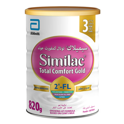 Similac Total Comfort Growing-Up Milk Formula, Stage 3, 1-3 Years, 820G