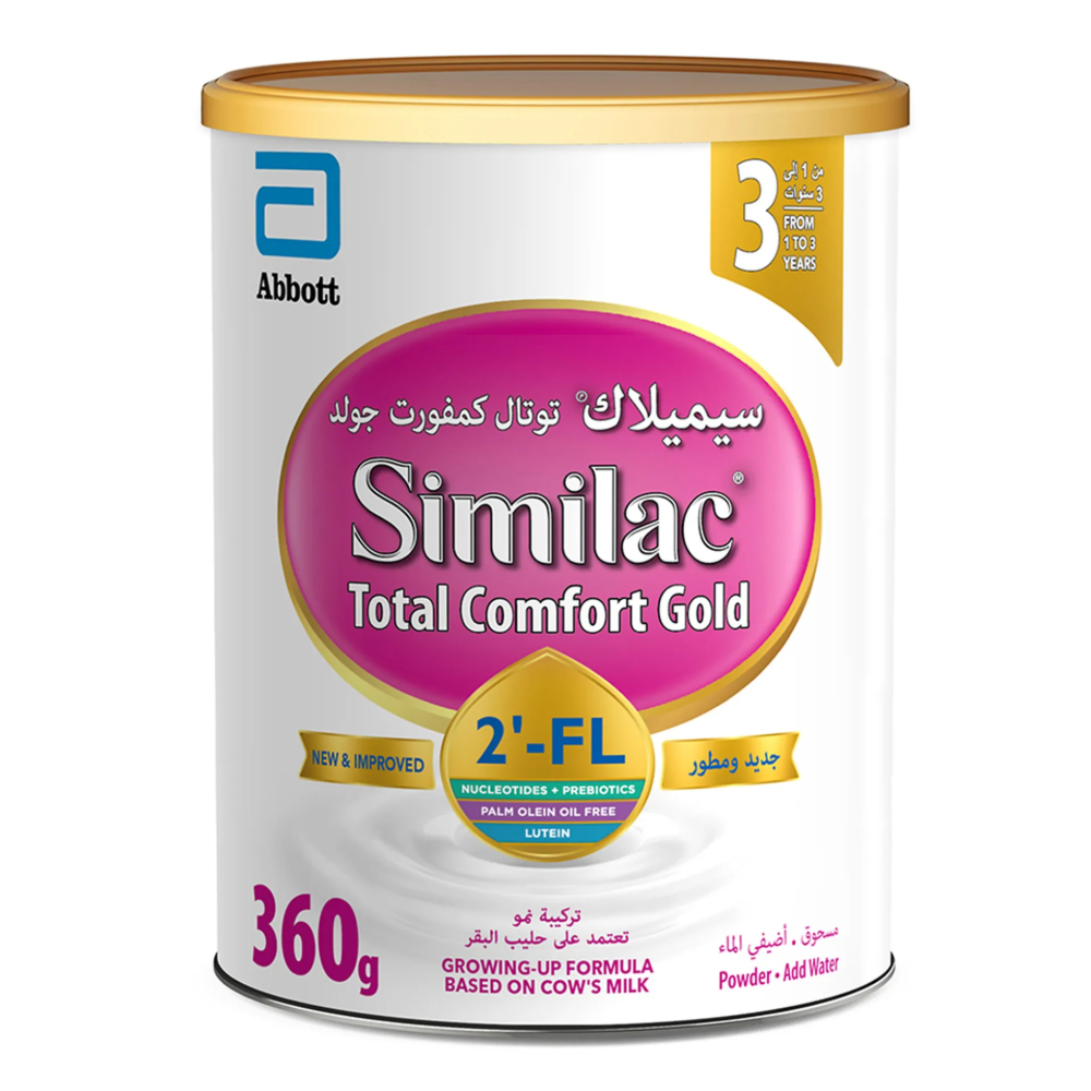 Similac Total Comfort Growing-Up Milk Formula, Stage 3, 1-3 Years, 360G