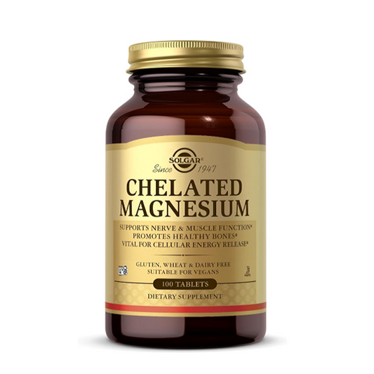 Solgar Chelated Magnesium 40 Tab 100S