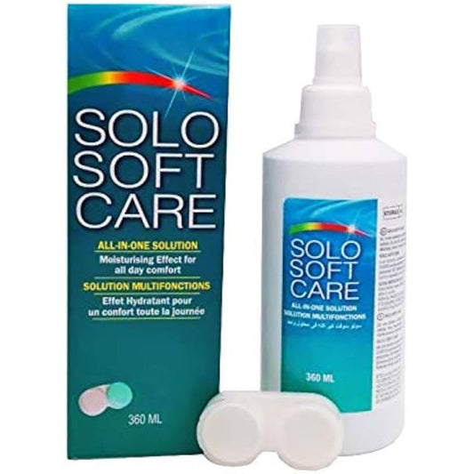 Solo Soft Care All In One Eye Lens Solution, 360Ml