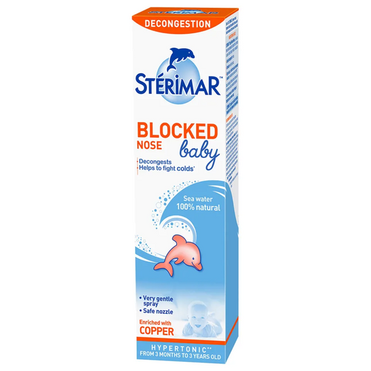 Sterimar Baby Blocked Nose Hypertonic Colds & Sinusitis Spray, 50Ml