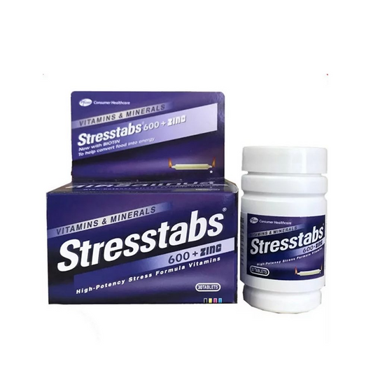 Stresstabs with Zinc Vitamin E High Potency Stress Formula, 30 Tablets