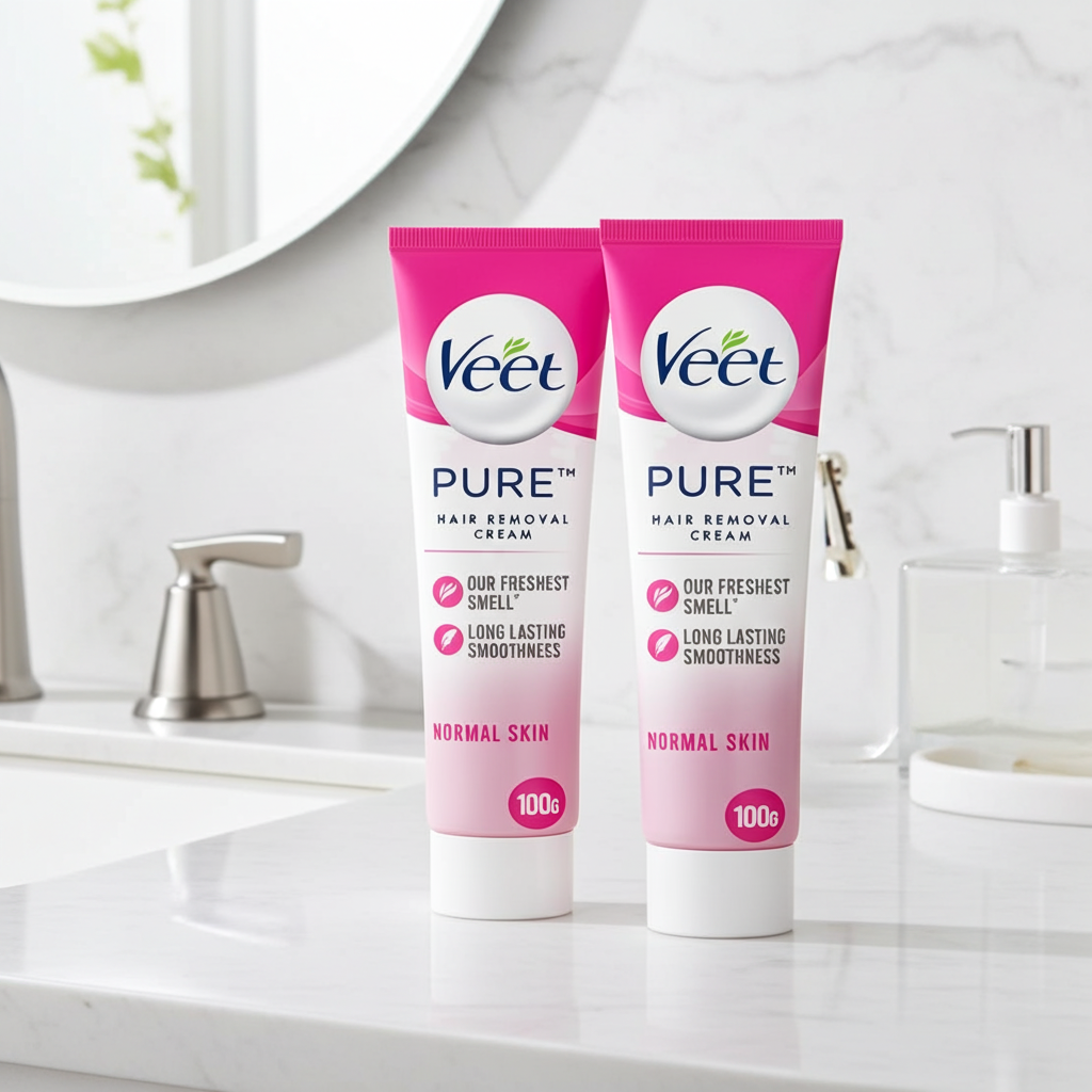 Veet Silky Fresh Moisturising Hair Removal Cream with Lotus Flower Extract 100g