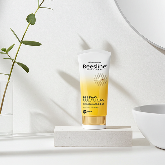 Beesline Beeswax & Rose Oil Face, Body & Hand Moisturizing Cold Cream, 60ml