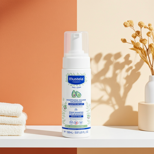Mustela Foam Shampoo for Newborns Cradle Cap 150ml