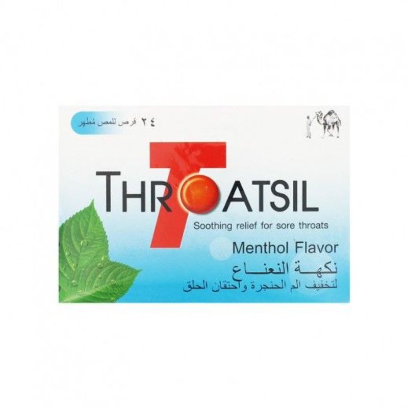 Throatsil Lozenges Menthol 24'S