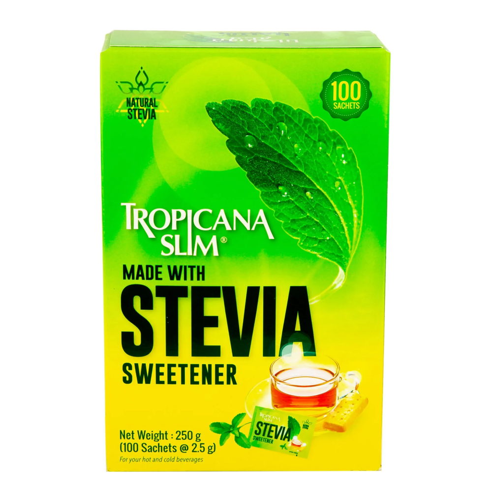 Tropicana Slim Sweetener Stevia W.Chromium 100 Pcs X 250 G