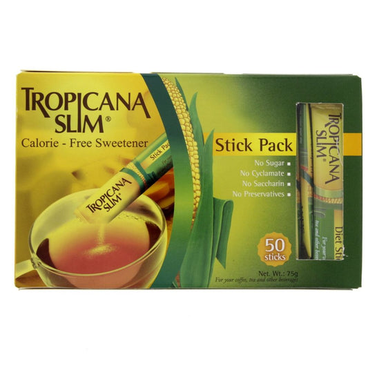 Tropicana Sweetener Slim Zero Calorie, 50 Sticks