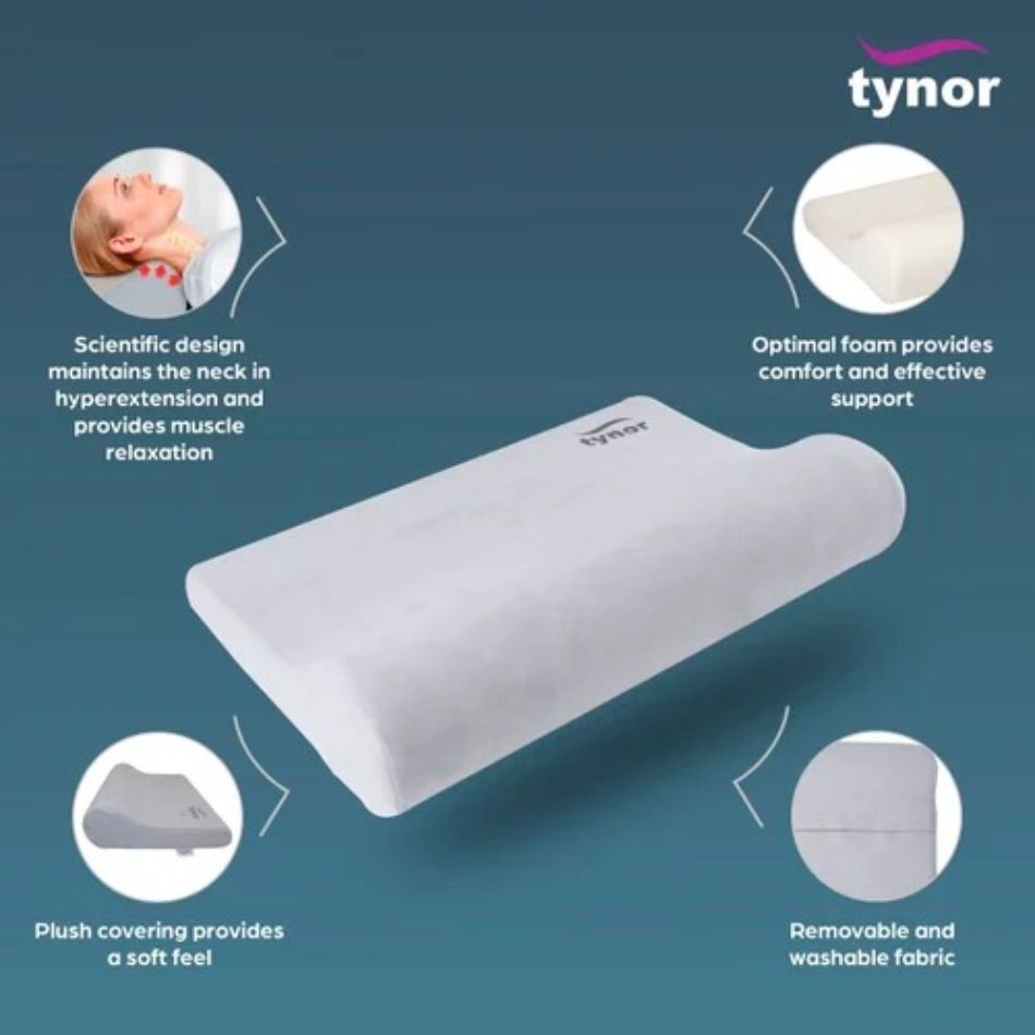 Tynor Contoured Memory Pillow Uni 1s
