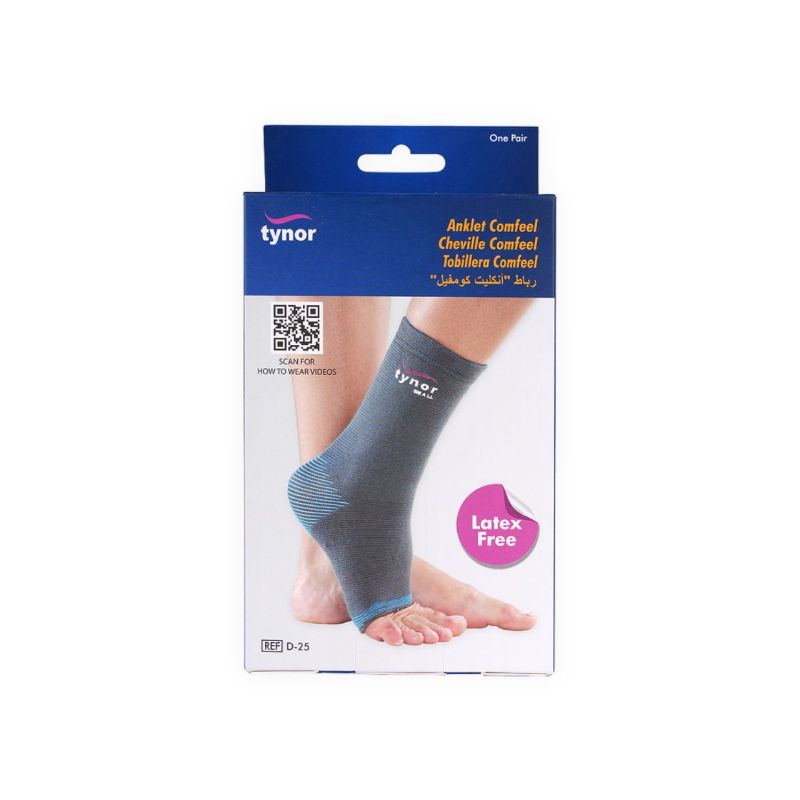 Tynor D 25 Anklet Comfeel Pair Large