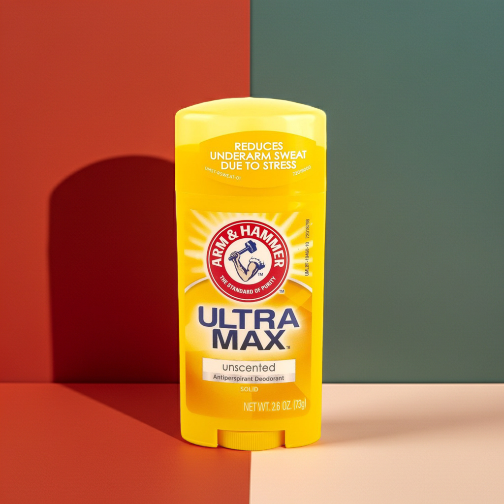 Arm & Hammer Ultra Max Unscented Deodorant Stick 73g