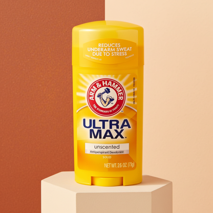 Arm & Hammer Ultra Max Unscented Deodorant Stick 73g