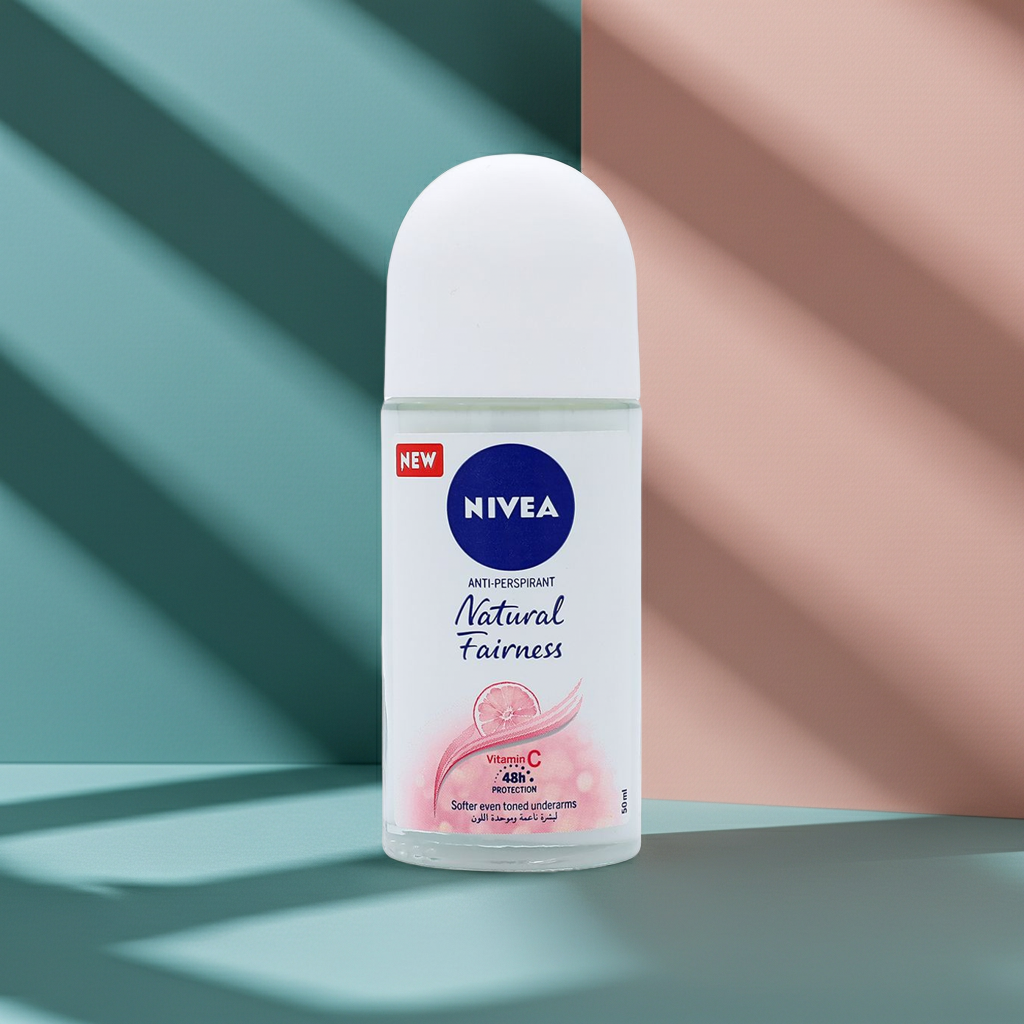Nivea 48h Protection Natural Radiance Antiperspirant Roll-On for Women 50ml