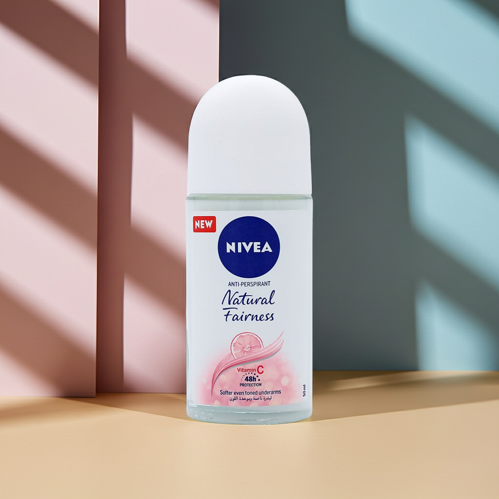 Nivea 48h Protection Natural Radiance Antiperspirant Roll-On for Women 50ml